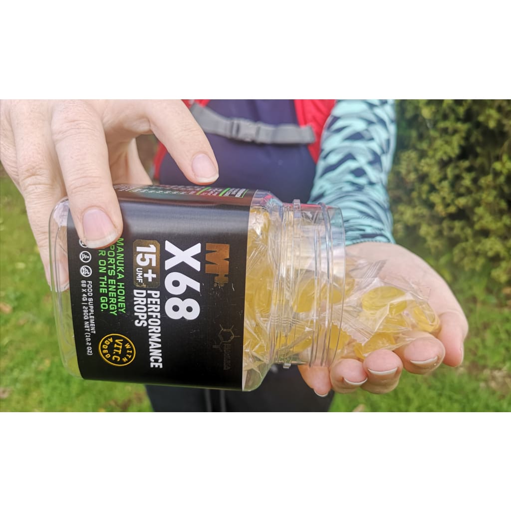 X68 Performance Drops Mānuka Honey Sports Energy Drops with Vit-C
